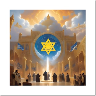 Jewish star of david Posters and Art